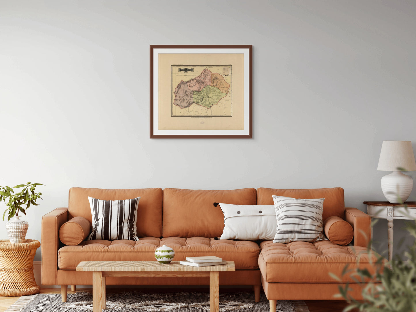 Estado de Aguascalientes, Atlas Mexicano, 1886.