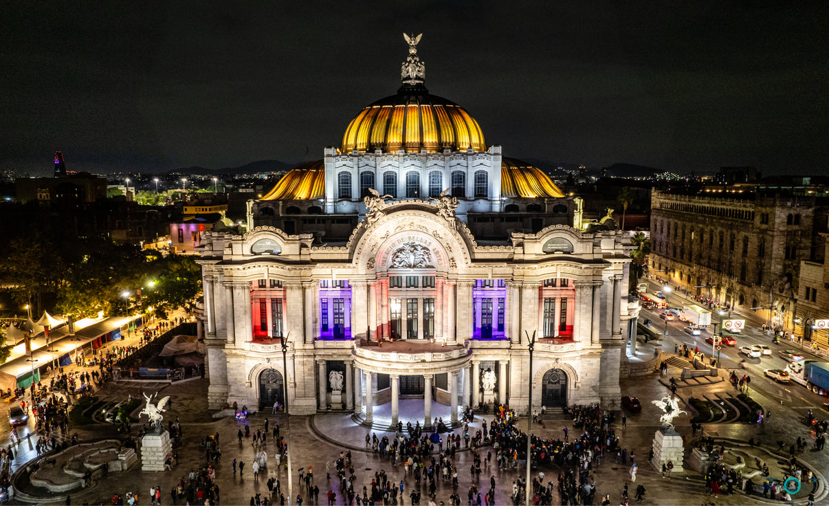 Palacio de Bellas Artes de Noche Semo Fotografía