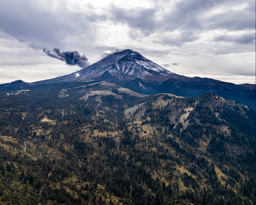 Fumarola del volcán Popocatépetl