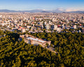 Fotografía aérea del Castillo de Chapultepec, Ciudad de México