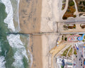 Fotografía aérea de la frontera entre Tijuana y San Diego