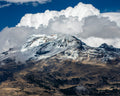 Fotografía aérea del volcán Iztaccíhuatl