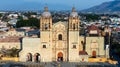 Fotografía aérea de la fachada del Templo de Santo Domingo