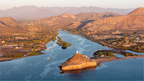 Fotografía aérea del oasis de Mulegé, Baja California Sur (vista 3)